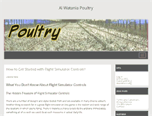 Tablet Screenshot of al-wataniapoultry.com